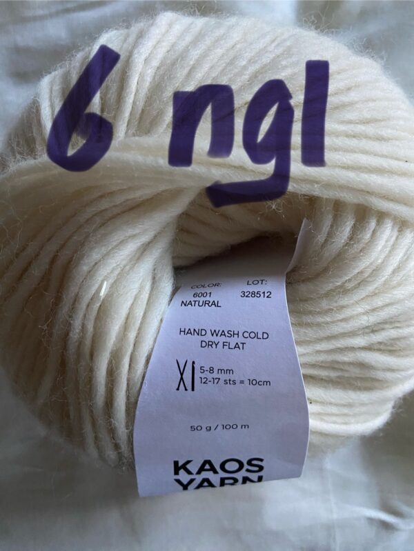 Kaos Chunky Natural fv 6001 6 ngl